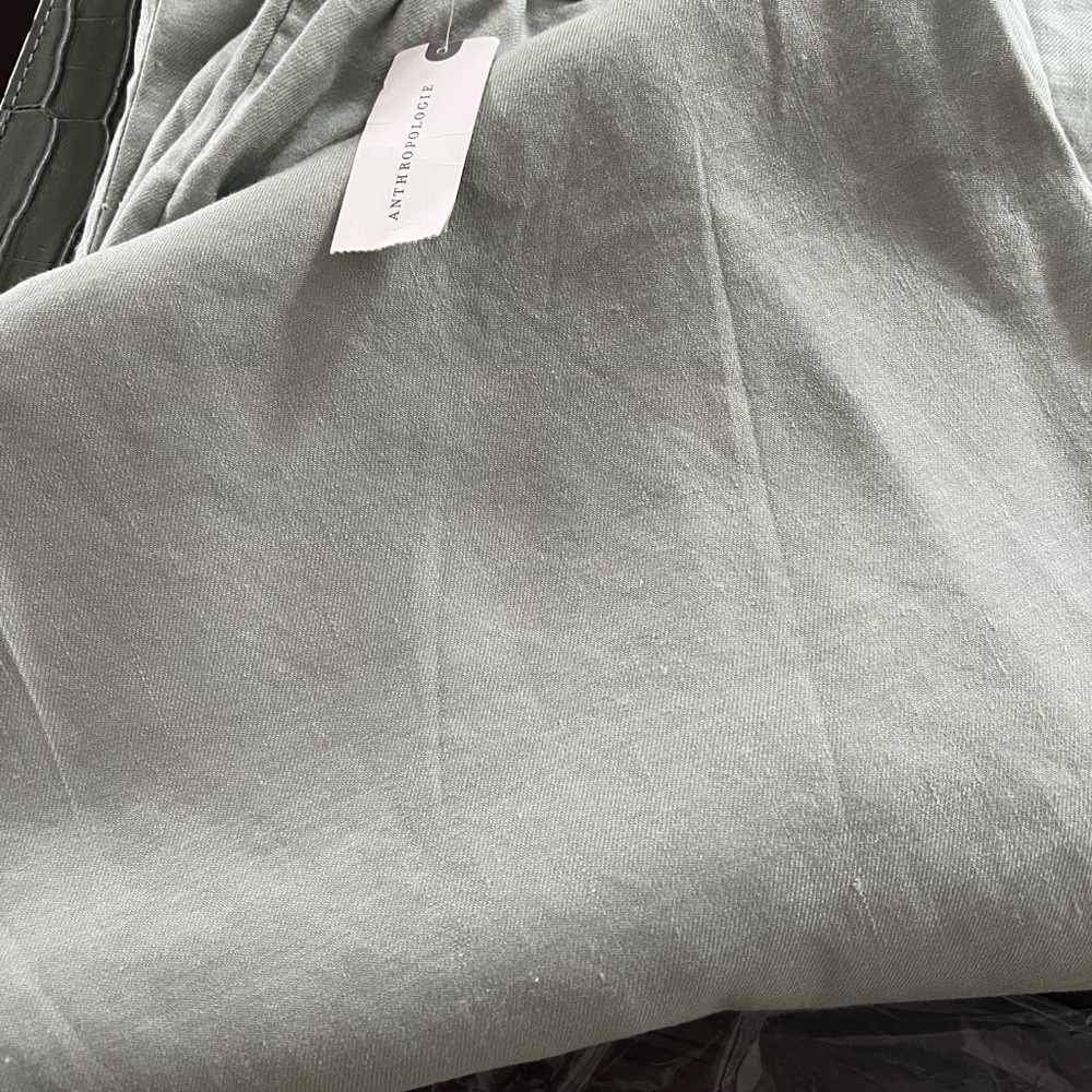 Anthropologie Light Green Avery Pants - Picture 6 of 7
